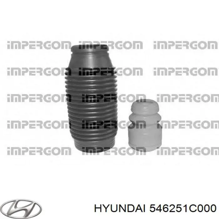 Fuelle, amortiguador delantero para Hyundai I20 (PB)