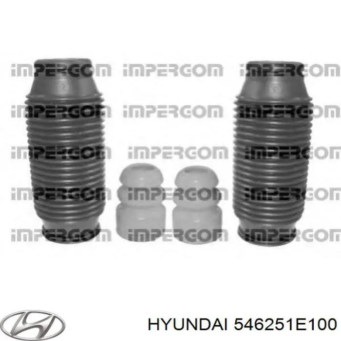 Fuelle, amortiguador delantero para Hyundai Accent (MC)
