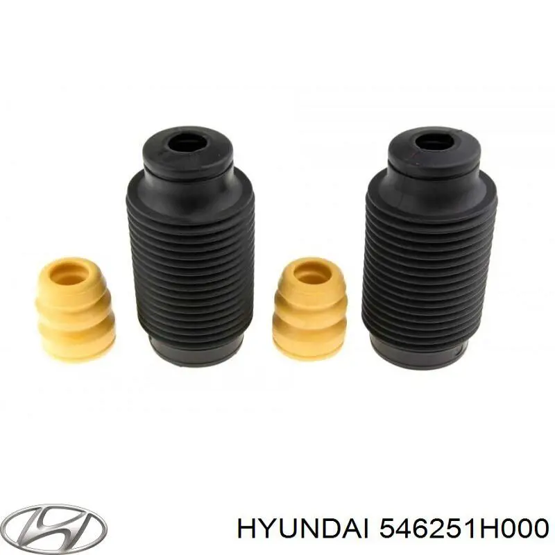 Fuelle, amortiguador delantero 546251H000 Hyundai/Kia