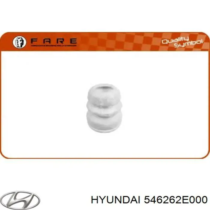 546262E000 Hyundai/Kia almohadilla de tope, suspensión delantera