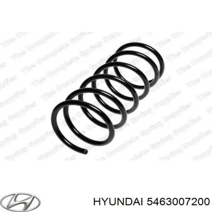 5463007200 Hyundai/Kia muelle de suspensión eje delantero