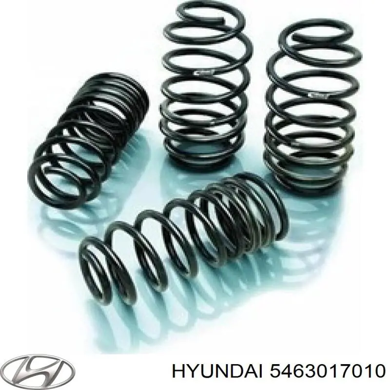 5463017010 Hyundai/Kia muelle de suspensión eje delantero