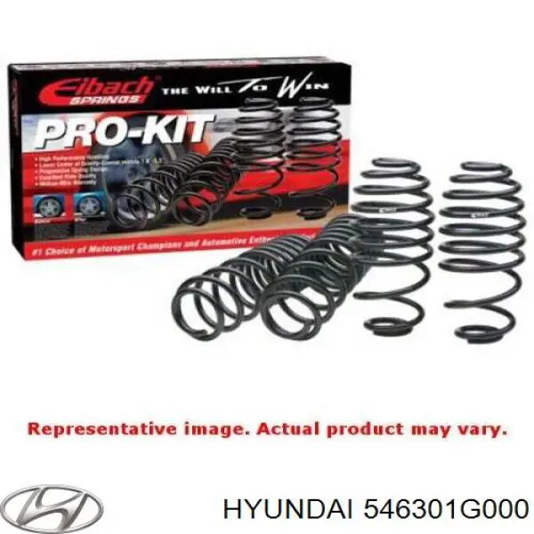 546301G000 Hyundai/Kia muelle de suspensión eje delantero