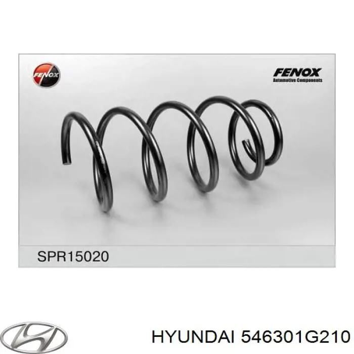 Muelle delantero Hyundai/Kia 546301G210 precio, desde 39,67 EUR