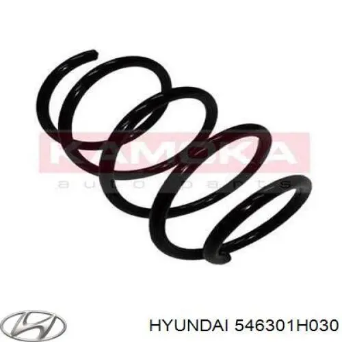 546301H030 Hyundai/Kia muelle de suspensión eje delantero