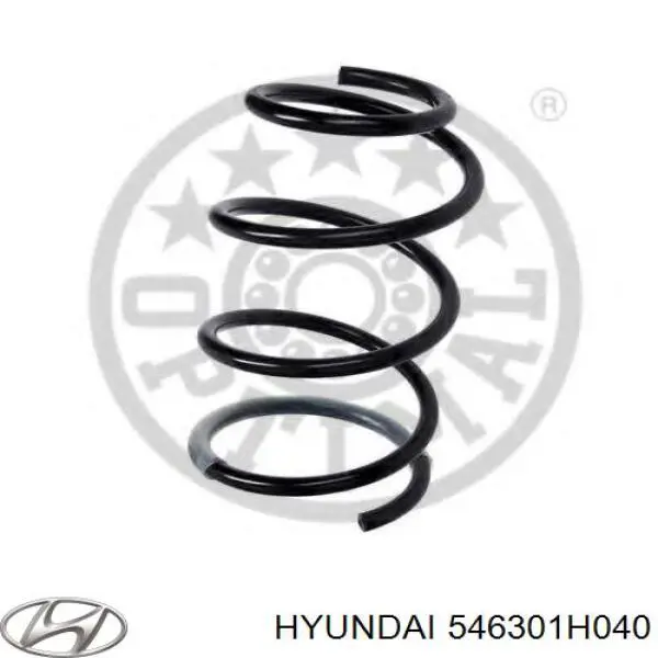 546301H040 Hyundai/Kia muelle de suspensión eje delantero