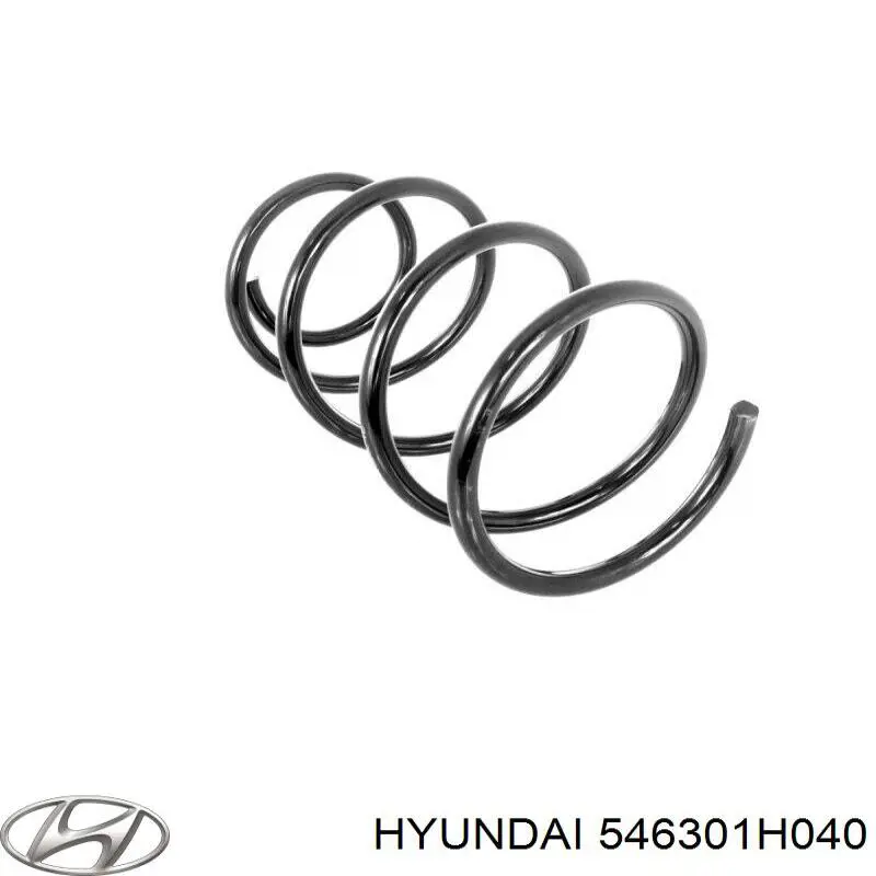Muelle delantero 546301H040 Hyundai/Kia