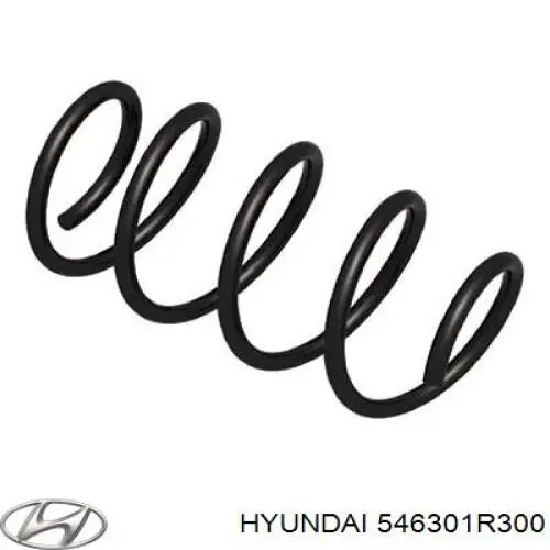 546301R300 Hyundai/Kia muelle de suspensión eje delantero