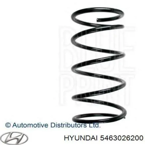 5463026200 Hyundai/Kia muelle de suspensión eje delantero
