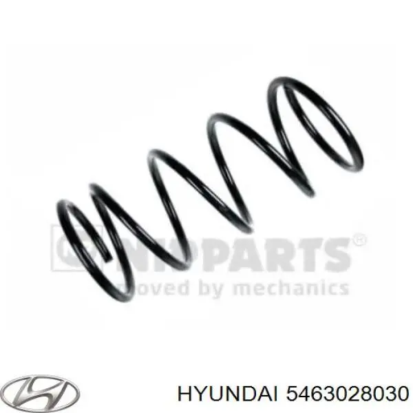 Muelle de suspensión eje delantero para Hyundai Lantra 
