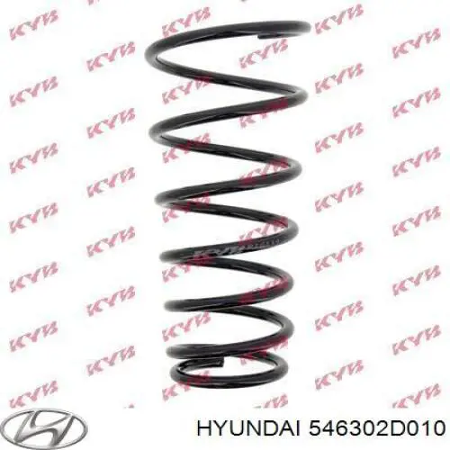 546302D010 Hyundai/Kia muelle de suspensión eje delantero