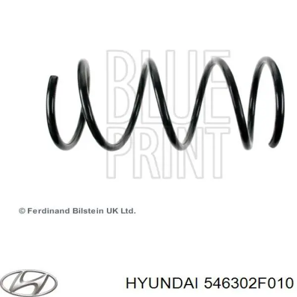 546302F010 Hyundai/Kia muelle de suspensión eje delantero