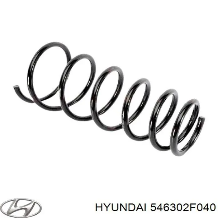 546302F040 Hyundai/Kia muelle de suspensión eje delantero