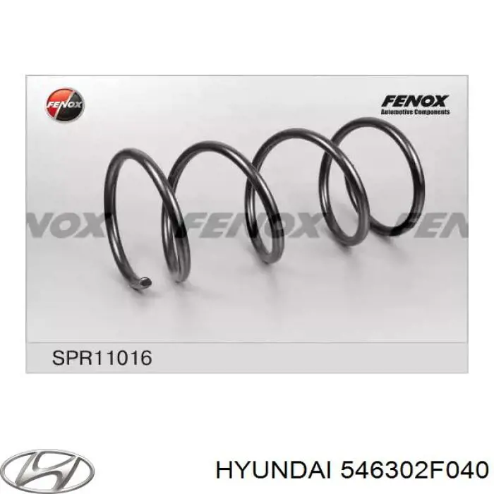 Muelle delantero Hyundai/Kia 546302F040 precio, desde 41,32 EUR