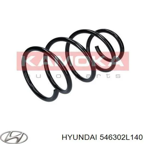 546302L140 Hyundai/Kia muelle de suspensión eje delantero