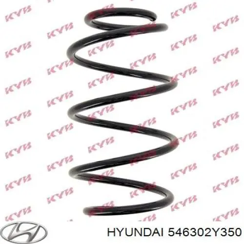 Muelle delantero 546302Y300 Hyundai/Kia