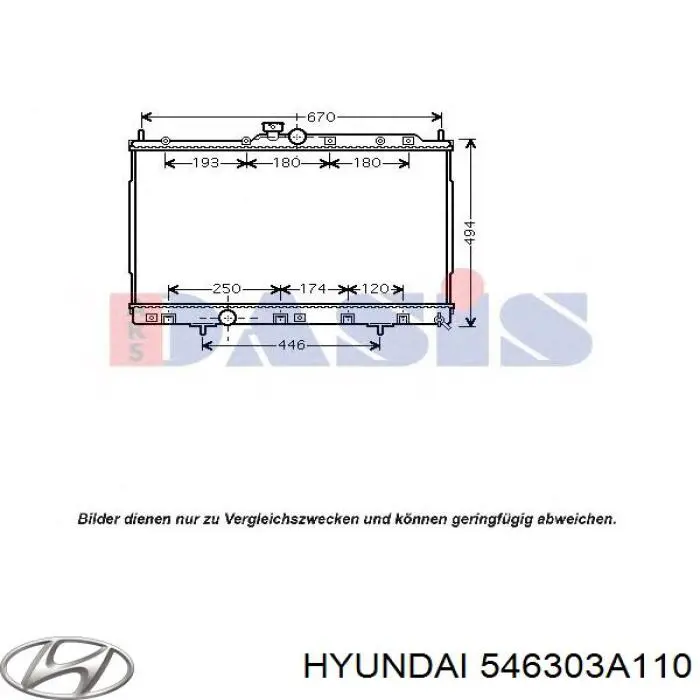 546303A110 Hyundai/Kia muelle de suspensión eje delantero