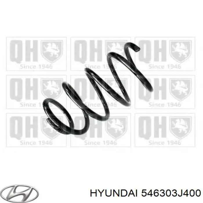 546303J400 Hyundai/Kia muelle de suspensión eje delantero