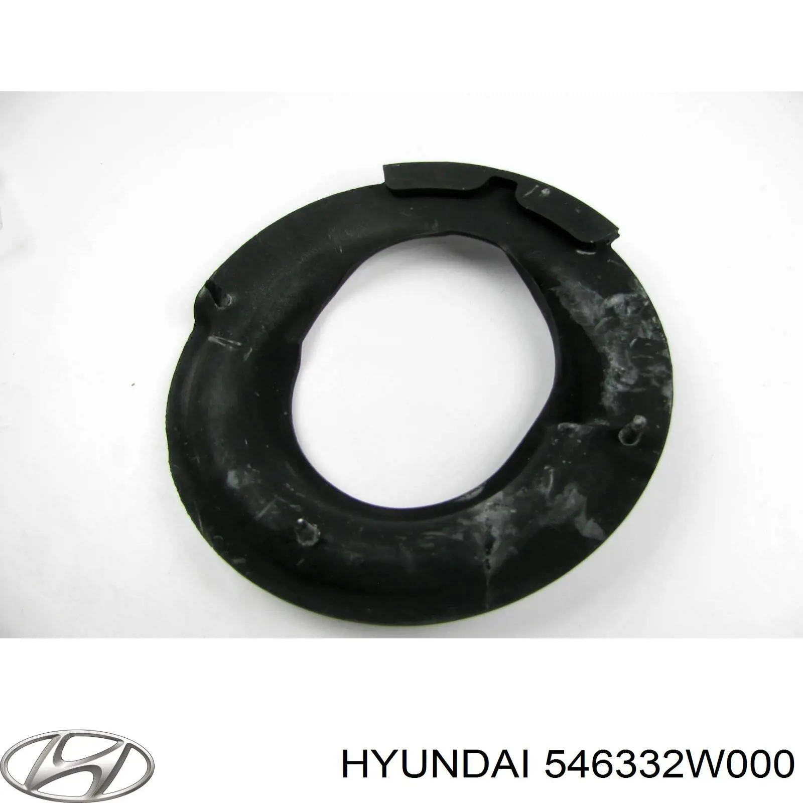 Espaciador (Anillo De Goma) Muelle Inferior Delantero para Hyundai Santa Fe (DM)