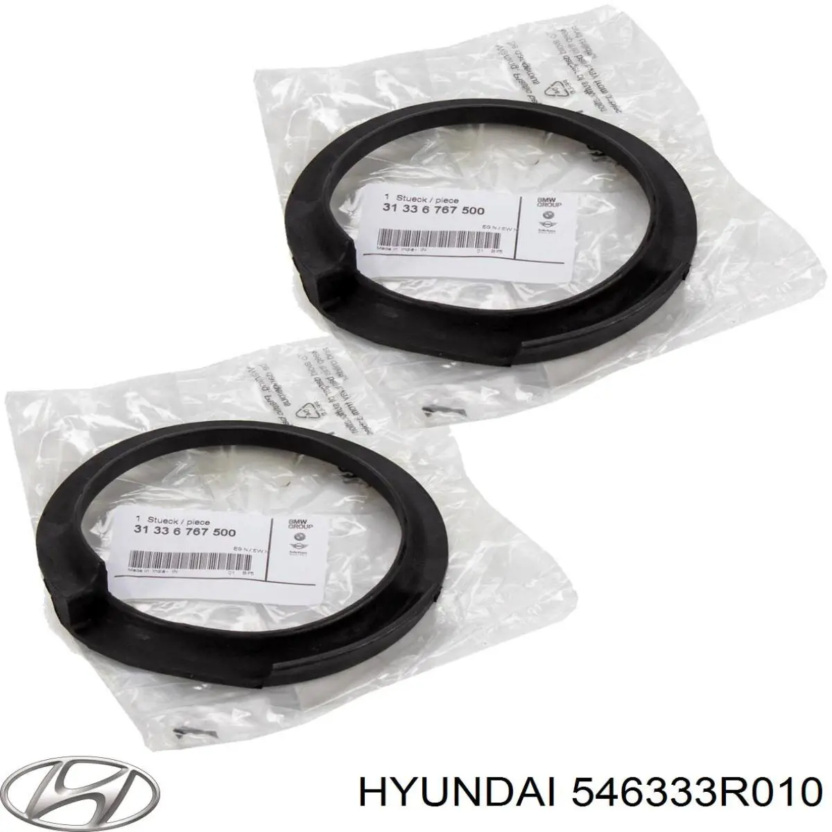 546333R010 Hyundai/Kia espaciador (anillo de goma Muelle Inferior Delantero)
