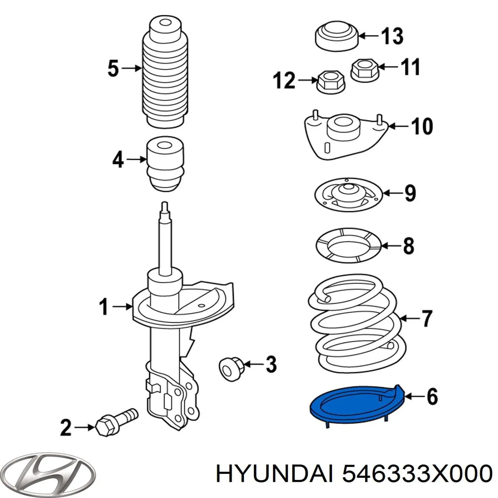 Hyundai kia 54633 3x000