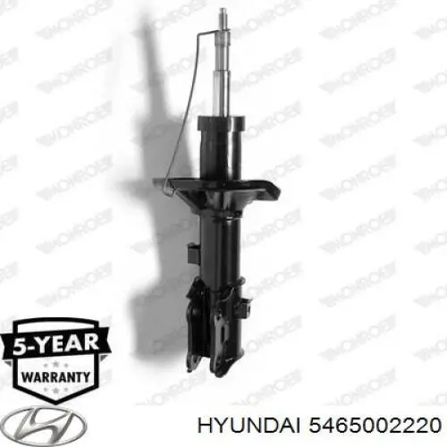 5465002220 Hyundai/Kia amortiguador delantero izquierdo