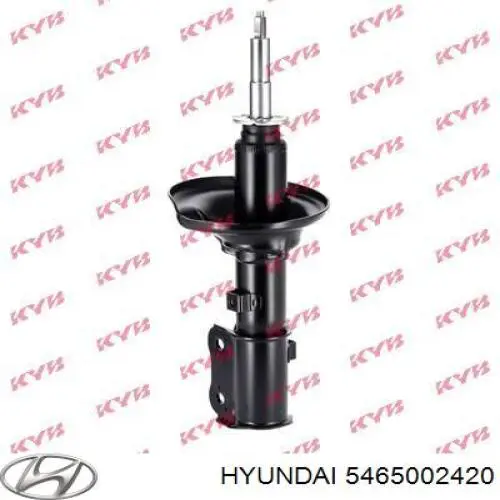 5465002420 Hyundai/Kia amortiguador delantero derecho