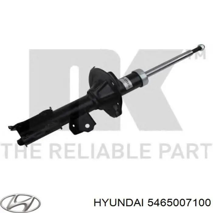 Amortiguador delantero izquierdo 5465007100 Hyundai/Kia