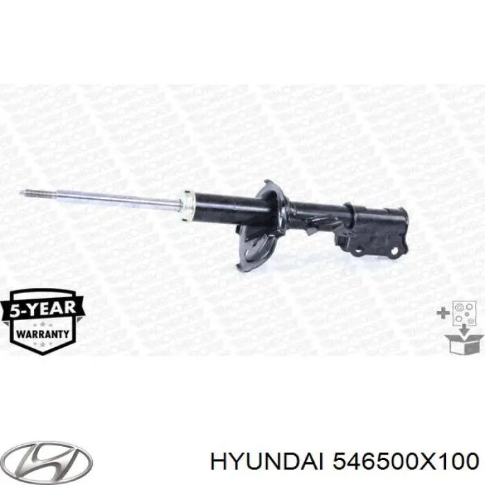 Amortiguador delantero izquierdo Hyundai/Kia 546500X100 precio, desde 43,69 EUR