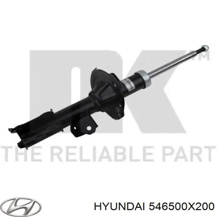 Amortiguador delantero izquierdo Hyundai/Kia 546500X200 precio, desde 43,69 EUR