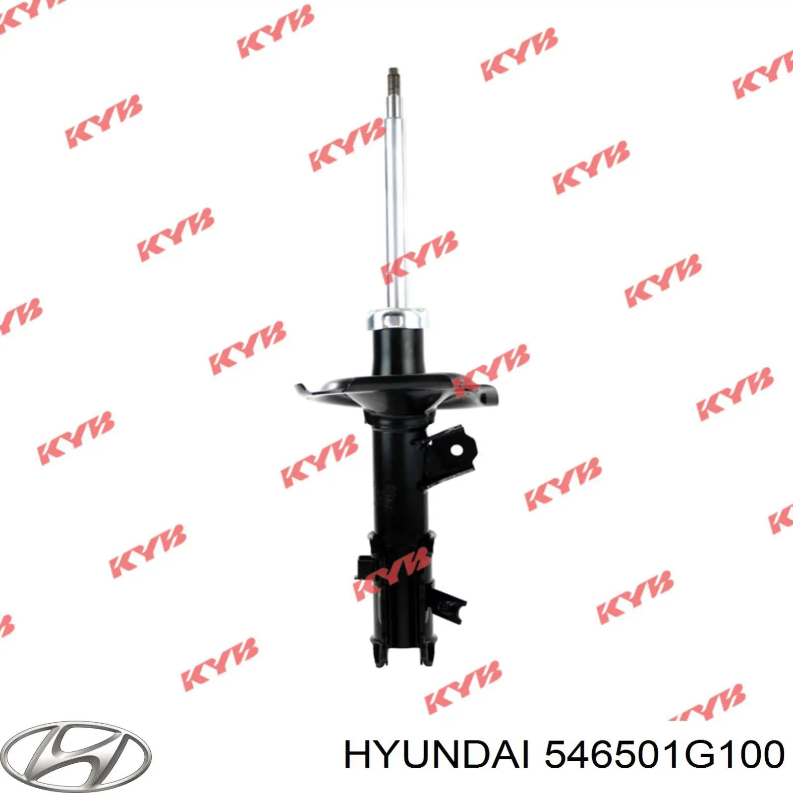 546501G100 Hyundai/Kia amortiguador delantero izquierdo