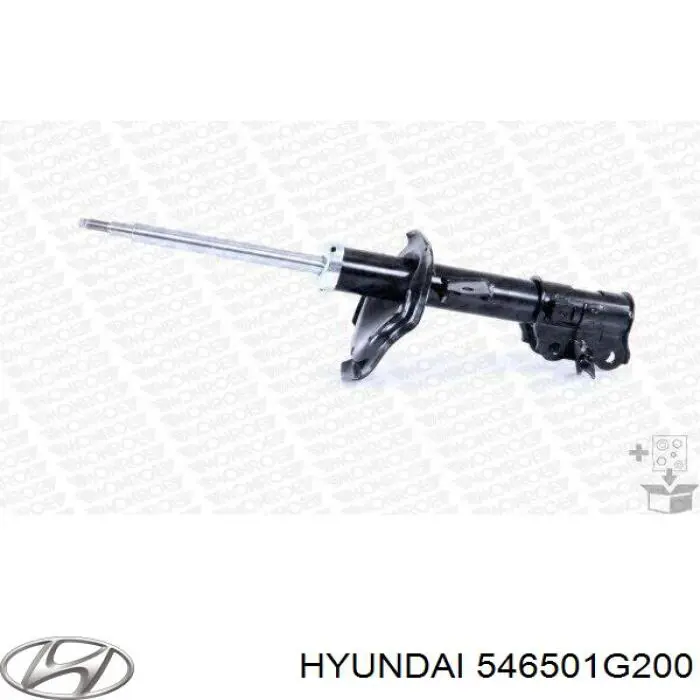 546501G200 Hyundai/Kia amortiguador delantero izquierdo