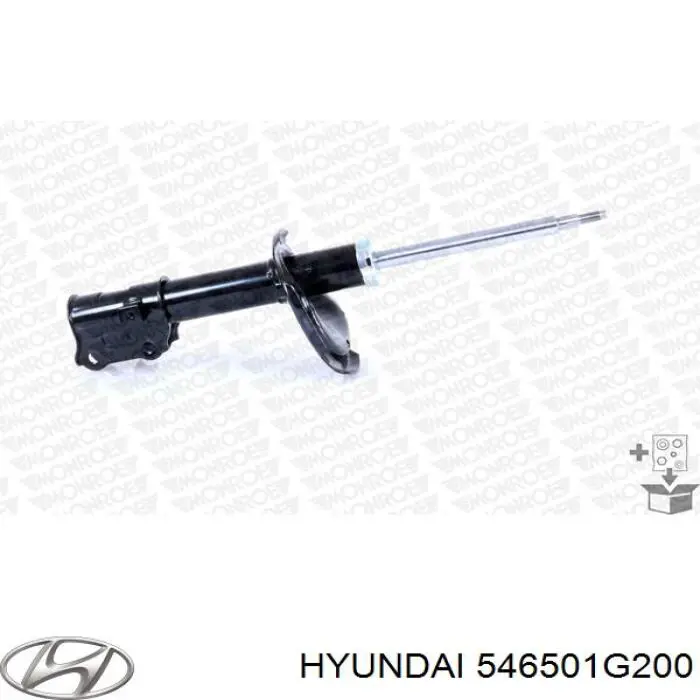 Amortiguador delantero izquierdo 546501G200 Hyundai/Kia