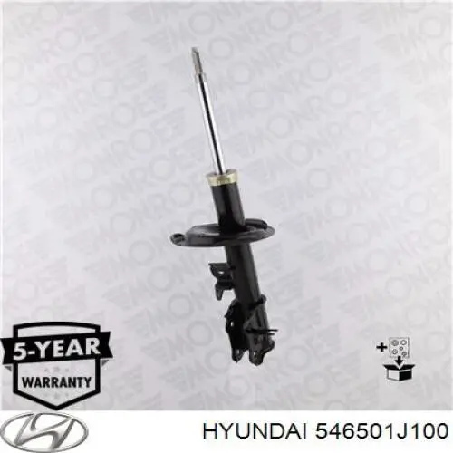 546501J100 Hyundai/Kia amortiguador delantero izquierdo