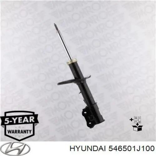 Amortiguador delantero izquierdo Hyundai/Kia 546501J100 precio, desde 49,96 EUR