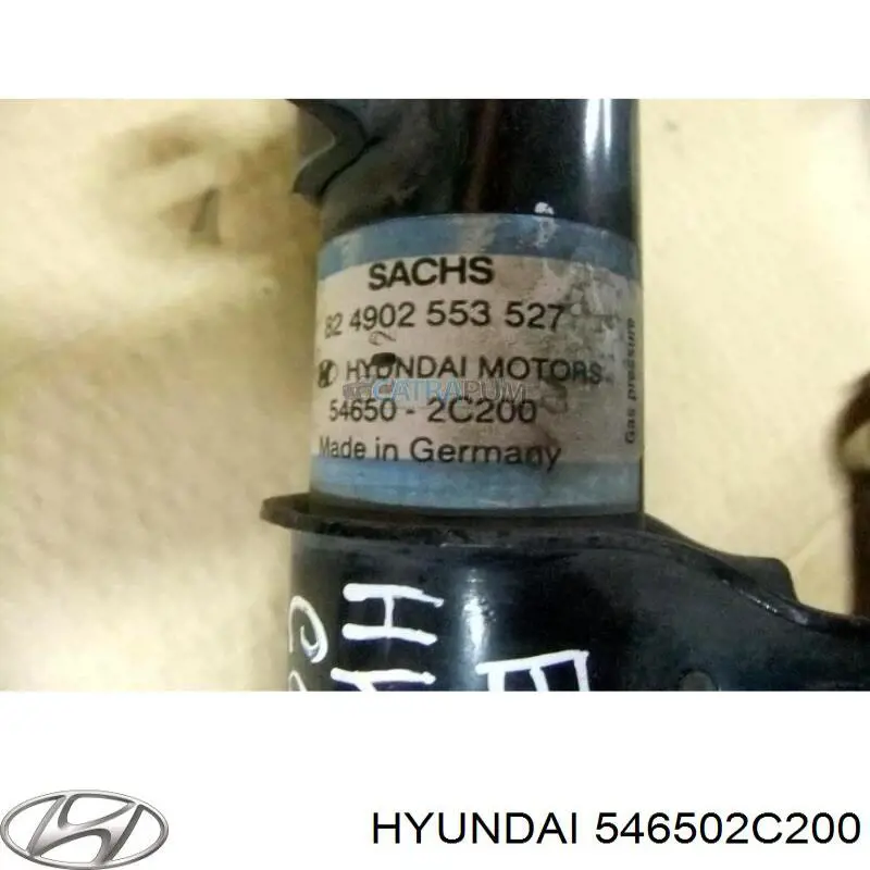 Amortiguador delantero izquierdo 546512C000 Hyundai/Kia