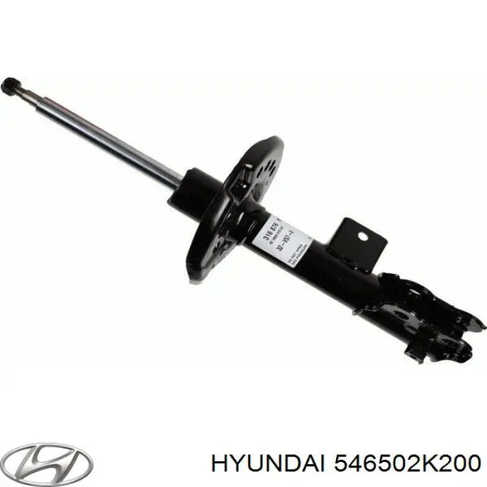 546502K200 Hyundai/Kia amortiguador delantero izquierdo