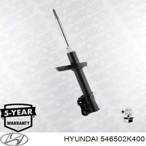 546502K810 Hyundai/Kia amortiguador delantero izquierdo