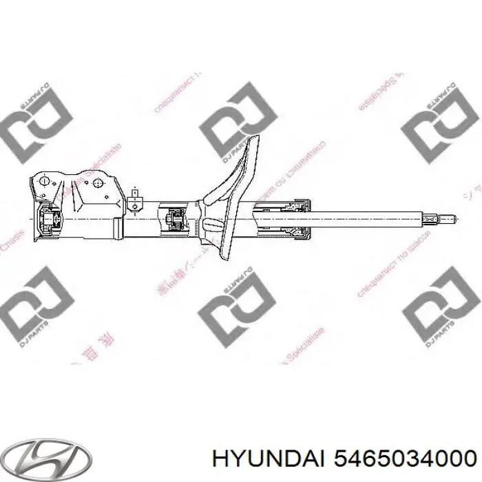 5465034000 Hyundai/Kia amortiguador delantero