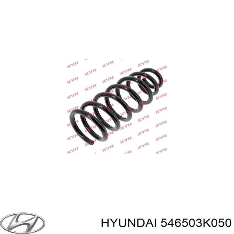 546503K050 Hyundai/Kia muelle de suspensión eje delantero