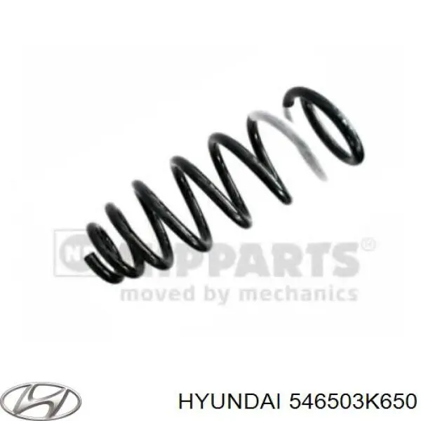 546503K650 Hyundai/Kia muelle de suspensión eje delantero