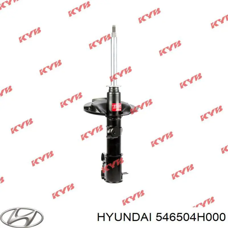 546504H000 Hyundai/Kia amortiguador delantero izquierdo