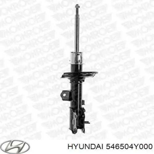 Amortiguador delantero izquierdo 546504Y000 Hyundai/Kia