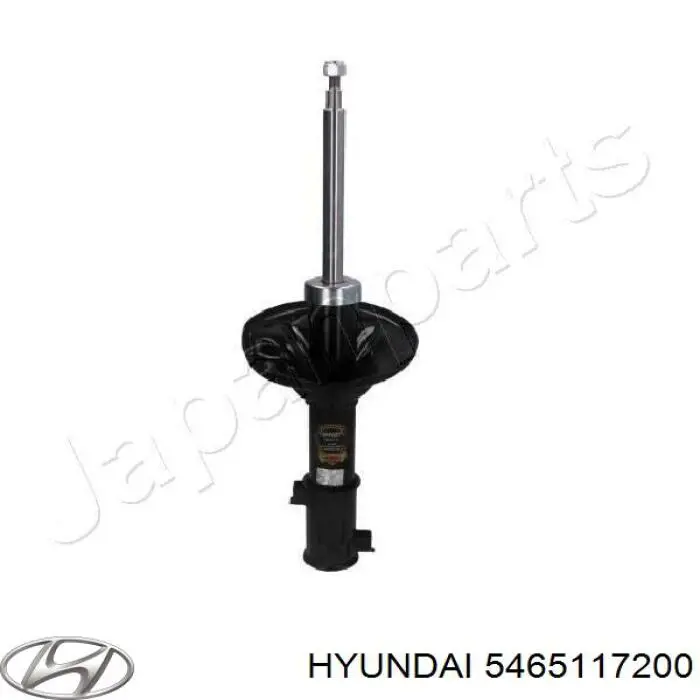 Amortiguador eje delantero izquierda para Hyundai Matrix (FC)
