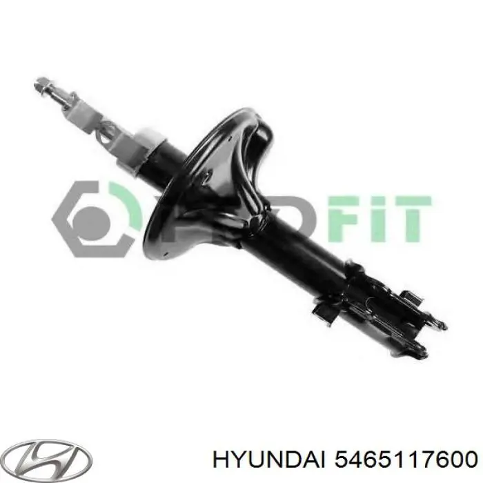 Amortiguador delantero izquierdo 5465117600 Hyundai/Kia