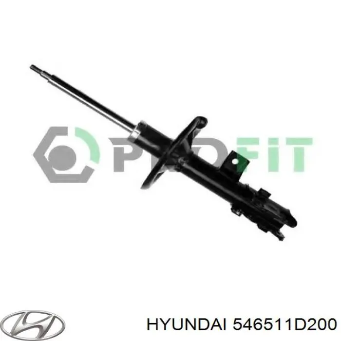 Amortiguador delantero izquierdo Hyundai/Kia 546511D200 precio, desde 66,13 EUR