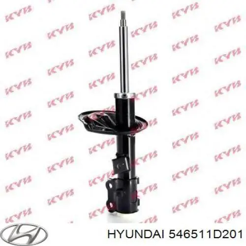 546511D201 Hyundai/Kia amortiguador delantero izquierdo