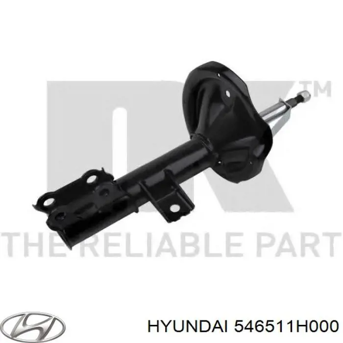 546511H000 Hyundai/Kia amortiguador delantero izquierdo