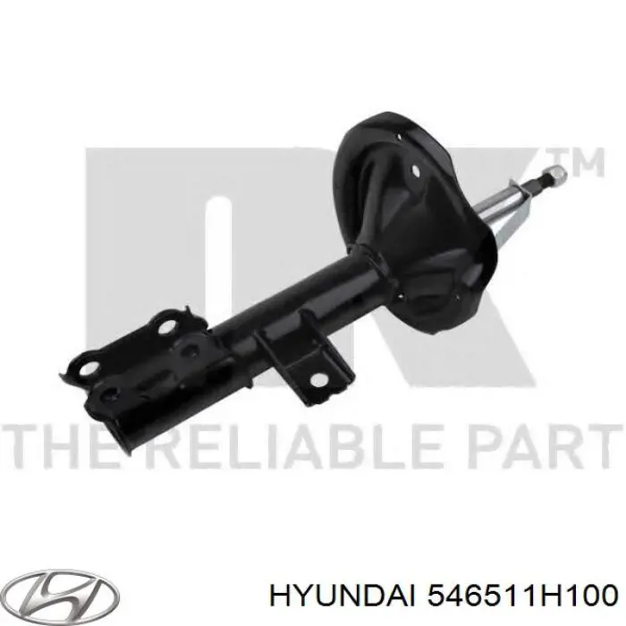 546511H100 Hyundai/Kia amortiguador delantero izquierdo