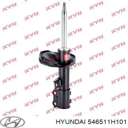 546511H101 Hyundai/Kia amortiguador delantero izquierdo